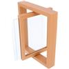 DFGBAPKBL Girevole Cornici Cornice for foto girevole in legno Portafoto da scrivania rustico bifacciale verticale galleggiante Espositore tavolo