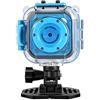 CamKing Kids fotocamera digitale impermeabile, cd-bl 4,5 cm schermo LCD digitale per bambini con wifi e video registratore