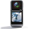 MENDUNER Fotocamera Subacquea 4K UHD 20MP, Obiettivo Grandangolare 140° Senza Distorsione Apertura F/2.0, EIS a 6 Assi Impermeabile 30M, Accessori con Magnetica, Immersioni,