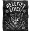 Stranger Things Hellfire Lives Graduation Inverted Coperta super morbida al tatto setoso 152 X 127 Cm