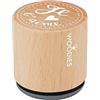 Woodies tampone - Tema Je t' aime, Legno, 3,4 x 3,4 x 3,5 cm, Legno, Marrone, 3,4 x 3,4 x 3,5 cm