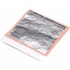 sim gold leaf Foglia Argento Puro Al 100%, 95mm x 95mm, Confezione da 10