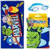 CERDÁ LIFE'S LITTLE MOMENTS Asciugamano Set Occhiali Nuoto Avengers Bambino e Ragazza - Asciugamano per Bambini Morbido e Occhiali Piscina Antivafo, Kit Nuoto Bambini per Spiaggia, Piscina ed Estate
