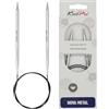 KnitPro - Nova Fixed (100 cm x 5,50 mm) Nego Circolare - 1 unità