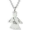 Mokilu' - Gioielli - Collana Angioletto - Comunione - Bambino - Bambina - In Acciaio - Made in Italy