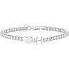 Aretas Braccialetto con iniziale per donne e ragazze, in argento S925, con ciondolo a forma di cuore dalla A alla Z, regalo di Natale e di compleanno per ragazze, figlia, sorella, amici, gioielli, 17+