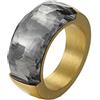 KnSam Fedi nuziali in acciaio inox nordico classico anello fidanzamento donna anello grigio nero/rosso/viola, Acciaio inossidabile, Senza zirconi