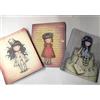prodigital Quaderni Maxi 19x24cm, Set 3 Pezzi Assortiti con Personaggio G0RJUSS SANT0R0, 42 Fogli, 2 Righe e 1 Quadretti, Foderina Pesante Opaca