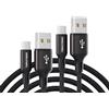 tigratigro Cavo USB C, [2Pezzi 2M] Cavo USB Type C QC 2.0 Nylon Ricarica Rapida per iPhone 16/15,iPad Pro Air,Samsung,Redmi,Huawei,Xiaomi,Google,Pixel, PS5, Drone, ecc