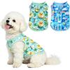 KASESSS 2Pezzi Estiva Vestiti per Cani, L'Anatroccolo Blu e l'Orsetto Maglietta Cane, Maglietta Estiva per Cani di Piccola Taglia Gilet Leggero Rinfrescante Abbigliamento Estivo ad Asciugatura Rapida