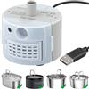 ECHOBUY Pompa Fontanella per Gatti 3.2L 5V/1A Pompa di Ricambio Ultra Silenziosa con Cavo USB da 1,8 Metri Pompa Dell'Acqua Per Animali Domestici