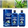 Generico Fast-Acting Aquarium Water Clarifier, 2026 Nuovo Antialghe Acquario Dolce Batteri Trattamento per l'acqua, Trattamento Naturale per Acqua Cristallina, Attivatore Batterico Acquario Dolce (2Pcs)