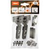 blum 2x cerniera per mobili CLIP top BLUMOTION 110° I cerniera a tazza Soft-close 35 mm I basetta a croce CLIP montabile separatamente, distanza 0 mm | regolazione 3D frontale | Onyx | sormonto