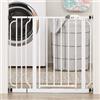 Regalo Cancello Walk Thru Easy Step, bianco, adatto a spazi tra 29 e 37,5 di larghezza e 30 di altezza