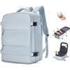 BJLFS Zaino Ryanair 40x30x20 Sottovuoto con pompa Zaino da Viaggio aereo Cabina 40x30x20 Impermeabile Bagaglio a Mano Wizzair Sottovuoto Borse da Cabina per Easyjet 45x36x20 Zaino Airback Donna