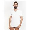 Nottingham Confezione da 3 maglie uomo a punta Ntg Sport by Nottingham 100% cotone TV700, NERO
