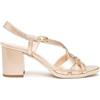 Nero Giardini E615753D sandalo donna pelle light gold tacco 7 cm