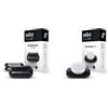 Braun EasyClick Regolabarba Uomo, per Rasoio Elettrico Rifinitore Barba & EasyClick Regolabarba Uomo, per Rasoio Elettrico Barba, Accessorio Spazzola per Pulizia Viso