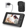Eirolace Videocitofono Senza Fili con Telecamera 1080P, Campanello Video Impermeabile IP65 con Schermo IPS 4,3, Audio Bidirezionale, Visione Notturna a Infrarossi, Resistente alle Intemperie