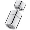 LNNXSZ Rubinetto Lavello Cucina Rubinetto da cucina girevole a 360°, doccetta, filtro, adattatore antispruzzo, aeratore for lavello regolabile a 2 modalità(Color02)