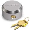Bwintech 1 Set di Lucchetti Con Grilli Nascosti, Serratura di Sicurezza in Acciaio Massiccio Per Furgoni, Serratura Della Porta Del Rimorchio Con 2 Chiavi