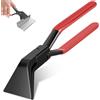 Qurxuanwe Pinza Piegatrice 45° con Manico Antiscivolo, Piegatore Manuale per Metalli Larghezza 60mm, Pinze Piegatura Acciaio Carbonio, Piegatrici Metalliche, Utensili Lamiera Mano per Piegare e Lisciare Lamiere
