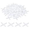QUARKZMAN 300pz Distanziatori per Piastrelle 2.5mm 3/32 Distanziatore Trasversale in Plastica Piastrelle Pavimento per Posa Piastrelle in Ceramica, Bianco