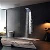 Elbe Colonna Doccia Termostatica in resistente acciaio inox 304, Pannello Doccia con illuminazione LED Colonna doccia Multifunzione 4 modalità doccia