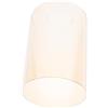 PERSELOSO Paralume Cilindrico in Vetro Ambra Rustico per Lampadari e Applique, Luce Soffusa e Facile da Pulire, Copertura Vintage per Soggiorno e Camera da Letto