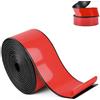 Aarcyye Strisce di Gomma Autoadesive, (50mm x 3mm x 3m) Strisce di Gomma in Neoprene, Strisce di Gomma Solida, Rotoli di Gomma Autoadesiva, Per Isolamento, Sigillatura, Nero