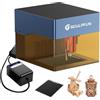 SCULPFUN iCube Pro Max incisore taglierina laser con Air Assist, Honeycomb, filtro per fumo, macchina per incisione laser portatile da 10 W, 0,08 mm, incisione laser laser per legno, carta, plastica
