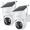 blurams 2k Telecamera Wi-fi Esterno Senza Fili con Pannello Solare