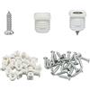 JianLing Set di 25 tasselli in plastica con viti (25 tasselli + 25 viti autofilettanti M3,5 x 16 m)