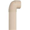 WAZUBC Copertura isolante per tubi in schiuma 2 m, nastro adesivo avvolgente per tubi per esterni, interni, acqua calda e fredda (beige)