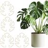 KIMHOME 4 supporti per piante, supporto per arbusti Monstera e telaio ad anello per piante da interno ed esterno