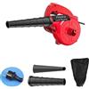 Hooha Soffiatore a filo con cavo in gomma morbida da 137 cm, potente soffiatore elettrico e ventilatore 200 km/h e 16000 rpm, per giardinaggio, cura del prato, giardinaggio (1,3 kg, 1000 W)