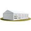 TOOLPORT Tendone per Feste 6x10 m PVC Bianco 100% Impermeabile Gazebo da Giardino Tendone da Esterno Tenda Party