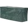 Toolland a land of possibilities Toolland Copertura per barbecue, copertura verde rettangolare 165x90x63 cm, copertura in PE contro polvere e sporco, copertura universale per barbecue da esterno