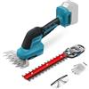 tivekeo Tagliasiepi a batteria compatibile con Makita 18V, cesoie per erba e arbusti, tosaerba per prati, cortili e giardini, larghezze di taglio 24 cm e 13,5 cm
