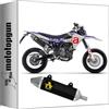 MOTOTOPGUN arrow scarico race thunder alluminio nero compatibile con aprilia rx sx 125 2026 mototopgun std 52013aon