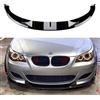 AUSMILA Kit paraurti anteriore Per BMW Serie 5 E60 E61 M5 2005-2010 AUSMILA Nero Lucido/Effetto Fibra di Carbonio Plastica ABS