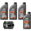 Shop Bikers Bel-Ray Cambio Tagliando Revisione Olio Minerale per Moto, 20W50, Set Compatibile per BUELL XB XB 03-11 V-Twin, Olio Motore e Cambio, 4L- Filtro Olio