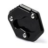 SRVSQTPTVK Imbottitura Piastra Cavalletto Laterale Per Yamaha Per XMAX 300 Per X-MAX 125 250 400 Supporto Cavalletto Laterale Moto Accessori Estensione Piede Staffa Allargamento(Nero)