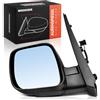 Frankberg Specchio Specchietto Retrovisore Elettrico Sinistra a 5 poli | Compatibile con Nemo Furgone AA 2008-2025 Nemo Station Wagon 2009-2025 Replace# 735460571