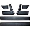 RICAMBIITALIA Modanature paracolpi fasce protettive laterali (KIT 6 PEZZI) per auto 4x4 dal 1986>