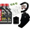 Generico TAGLIANDO OLIO E FILTRI compatibile con Piaggio beverly 300 con cinghia ORIGINALE RULLI originale 2009 2010 2011 2012 2013 2014 2015 2016 2017 2018 2019