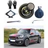 D'ANGELO 1988 Kit Ruota di Scorta 17 compatibile con Mini Paceman (2013>) con Cric, Chiave, Guanti e Sacca