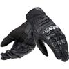 Dainese - Carbon 4 Short Gloves, Guanti Moto Corti in Pelle, con Protezioni delle Nocche in Carbonio, Uomo, Nero/Nero, XL