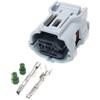 ChunLK 1 set 3 fori 6189-1130 90980-12353 7283-4673-40 assemblaggio CA cavo auto presa spina piccola corrente connettori elettrici(Svart)