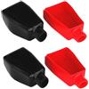 HuaLiSiJi Copri Terminali Della Batteria Copri Batteria Auto Copriterminale Batteria, per Moto Auto Camion Marine Barca Camper (B-4 pezzi)